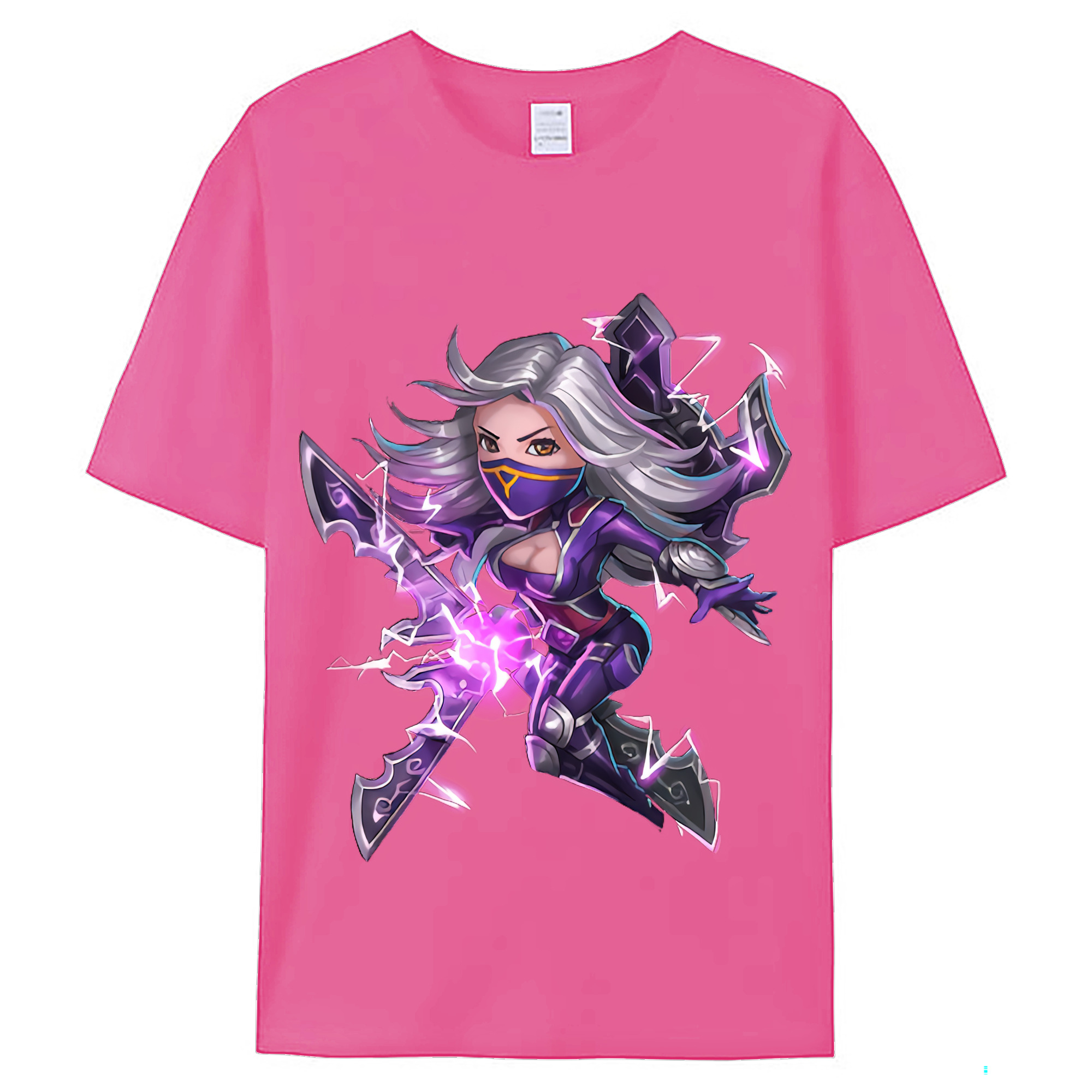 （画像用） リーグ・オブ・レジェンド League of Legends LOL レディースカジュアルプリントTシャツ（綿100％）